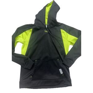 Boombah Men's PRIDE Fleece Hoodie Small Black Twitch Neon Green HRA